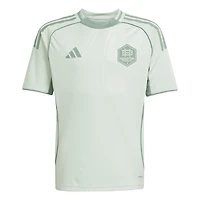 Youth adidas Light Green Houston Dynamo FC 2025 One Planet Pre-Match Top