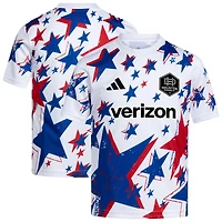 Youth adidas  White Houston Dynamo FC 2026 Americana Pre-Match Jersey
