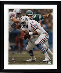 Earl Campbell Houston Oilers Autographed 16" x 20" Running Photograph