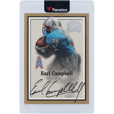 Earl Campbell Houston Oilers Autographed 2000 Fleer Greats Of The Game #EC Card