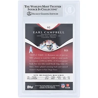Earl Campbell Houston Oilers Autographed 2009 Topps Triple Threads #92 #/799 Beckett Fanatics Witnessed Authenticated Card