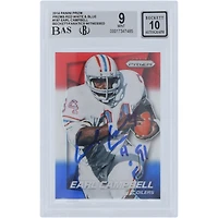 Earl Campbell Houston Oilers Autographed 2014 Panini Prizm #197 Beckett Fanatics Witnessed Authenticated /10 Card with "HOF 91" Inscription