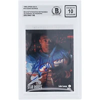 Eddie George Houston Oilers Autographed 1996 Upper Deck Star Rookie #14 Beckett Fanatics Witnessed Authenticated 10 Rookie Card