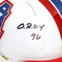 Eddie George Houston Oilers Autographed Riddell Speed Mini Helmet with "OROY 96" Inscription