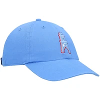 Casquette ajustable Houston Oilers Gridiron Classics Clean Up bleu clair pour homme, modèle 47