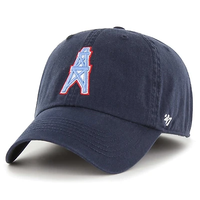 Men's '47 Navy Houston Oilers Gridiron Classics Franchise Fitted Hat