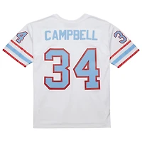 Men's Mitchell & Ness Earl Campbell White Houston Oilers 1979 Legacy Replica Jersey