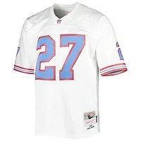 Maillot réplique Mitchell & Ness Eddie George blanc des Houston Oilers Legacy pour hommes