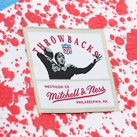 Men's Mitchell & Ness White Houston Oilers Team Burst Sublimated T-Shirt