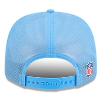 Casquette ajustable 9SEVENTY Trucker bleu clair New Era pour homme, édition 2025 des Houston Oilers, Sideline Gridiron Classics