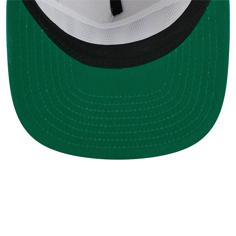 Casquette de golf athlétique à visière snapback pour homme New Era Stone/Light Blue Houston Oilers