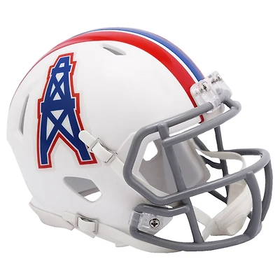 Riddell Houston Oilers 1975-1980 Throwback Speed Mini Helmet