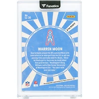 Carte autographiée de Warren Moon (Houston Oilers) 2023 Panini Prestige Living Legends #LL-30 #21/25