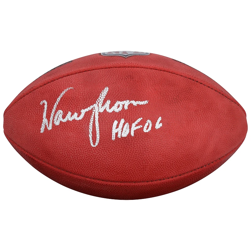 Warren Moon Houston Oilers Autographed Wilson Duke Full Color Football with "HOF 06" Inscription