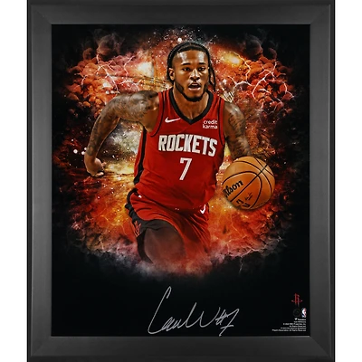 Cam Whitmore Houston Rockets Autographed Framed 20" x 24" In Focus Photograph