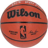 Cam Whitmore Houston Rockets Autographed  Wilson Authentic Series Indoor/Outdoor Basketball with "2023 #20 Pick" Inscription