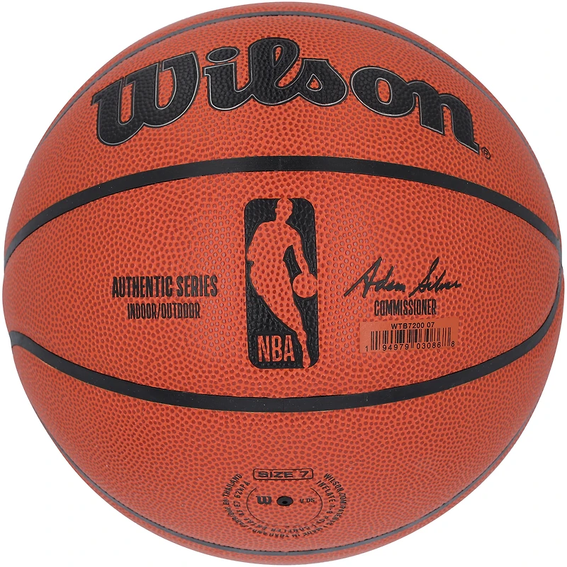 Cam Whitmore Houston Rockets Autographed  Wilson Authentic Series Indoor/Outdoor Basketball with "2023 #20 Pick" Inscription