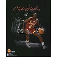 Clyde Drexler Houston Rockets Autographed 11" x 14" 1995 NBA Finals vs. Penny Hardaway Photograph