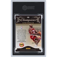 Clyde Drexler Houston Rockets Autographed 2009-10 Panini Playoff National Treasures Championship Signatures #CD #5/25 SGC Authenticated 8.5 Card 