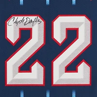 Clyde Drexler Houston Rockets Autographed Mitchell & Ness Navy 1996-97 Authentic Jersey