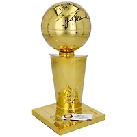 Hakeem Olajuwon Clyde Drexler Houston Rockets Autographed 1995 NBA Finals Champions 12" Replica Larry O'Brien Trophy with Sublimated Plate