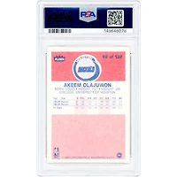 Hakeem Olajuwon Houston Rockets 1986-87 Fleer #82 PSA Authenticated 8 Rookie Card