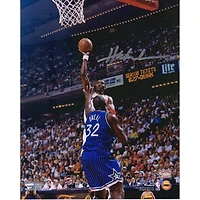 Hakeem Olajuwon Houston Rockets Autographed 8" x 10" Shooting Over Shaquille O'Neal Photograph