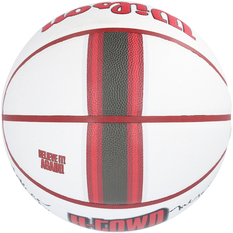 Hakeem Olajuwon Houston Rockets Autographed Wilson 2024-25 City Edition Collector Basketball with "The Dream" Inscription