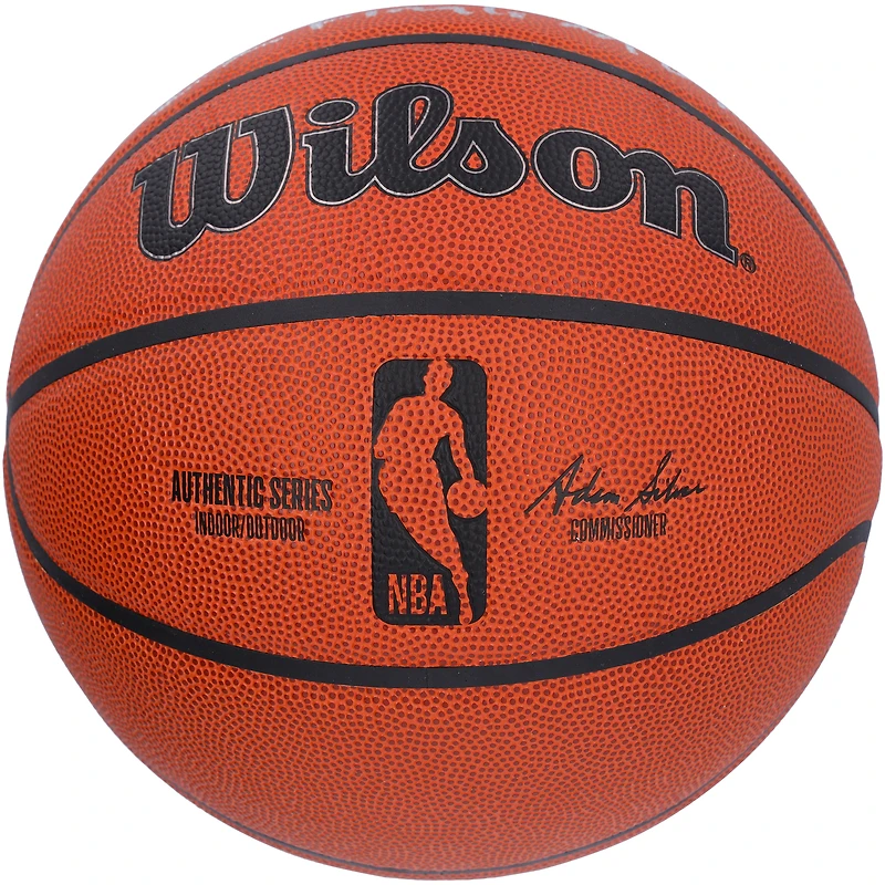 Hakeem Olajuwon Houston Rockets Autographed Wilson Authentic Series Indoor/Outdoor Basketball with "2x Finals MVP" Inscription