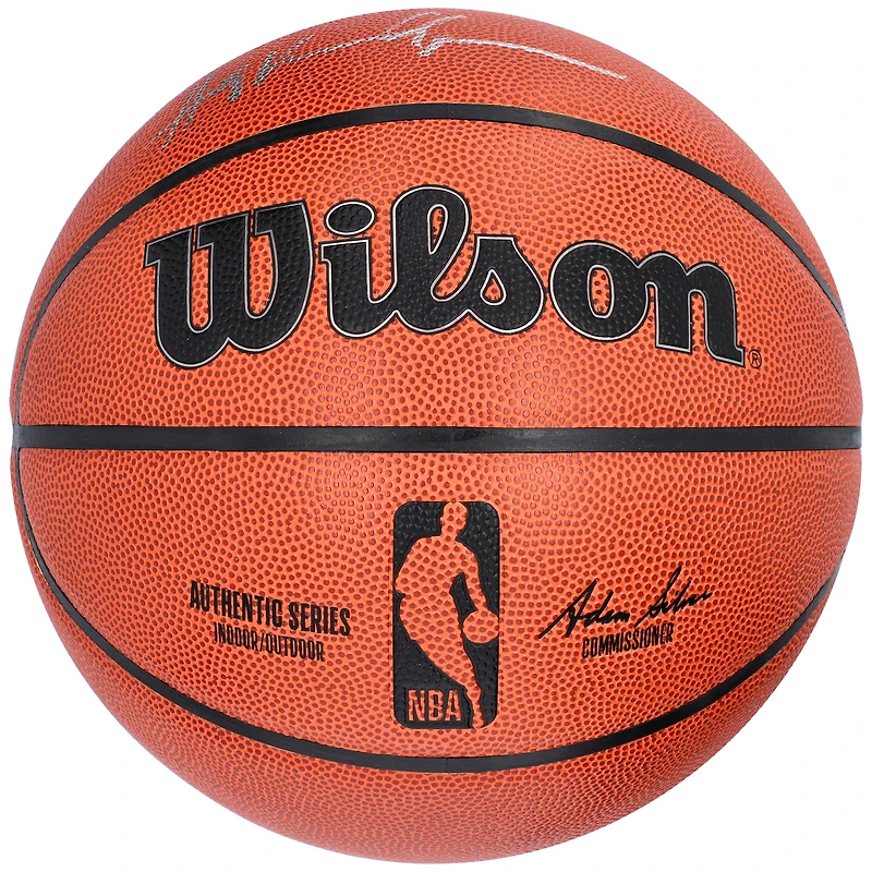Hakeem Olajuwon Houston Rockets Autographed Wilson Authentic Series Indoor/Outdoor Basketball