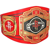 Ceinture de titre WWE Legacy autographiée par Hakeem Olajuwon des Houston Rockets