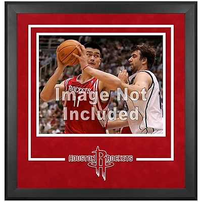 Cadre photo horizontal de luxe Houston Rockets 16" x 20" avec logo de l'équipe