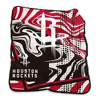 Houston Rockets 50" x 60" Couverture tourbillonnante Raschel