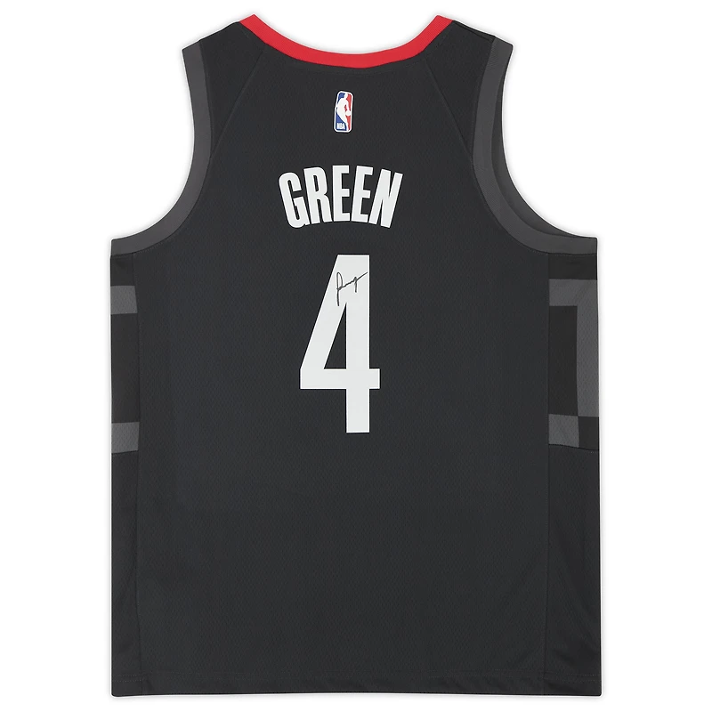 Jalen Green Black Houston Rockets Autographed Jordan Brand 2021-22 Statement Edition Swingman Jersey