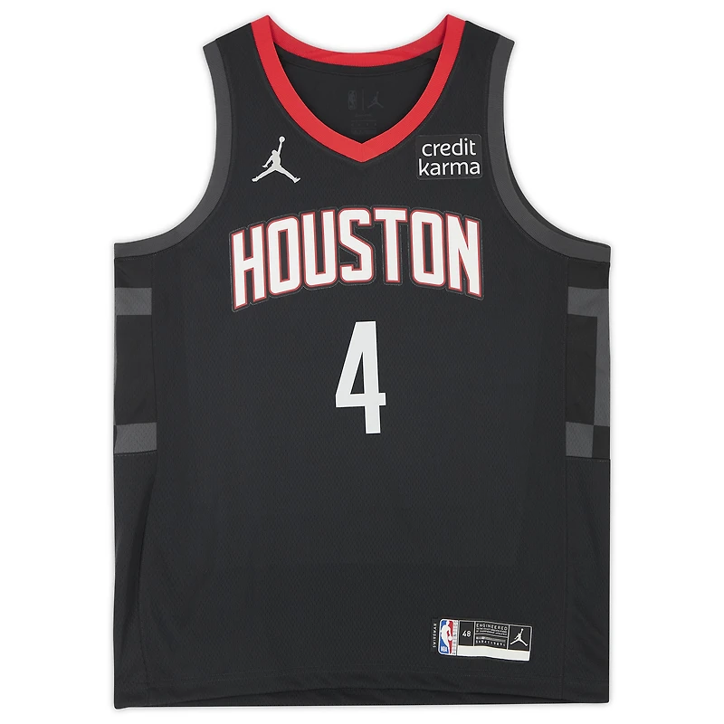 Jalen Green Black Houston Rockets Autographed Jordan Brand 2021-22 Statement Edition Swingman Jersey