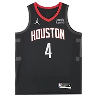 Jalen Green Black Houston Rockets Autographed Jordan Brand 2021-22 Statement Edition Swingman Jersey