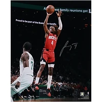 Jalen Green Houston Rockets Autographed 16" x 20" Shooting vs. Boston Celtics Photograph