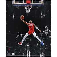 Jalen Green Houston Rockets Autographed 16" x 20" Spotlight Layup Photograph