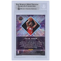 Jalen Green Houston Rockets Autographié 2021-22 Panini Donruss Great X-Pectations # 11 Beckett Fanatics Witnessed Rookie Card Authentifié