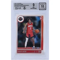 Jalen Green Houston Rockets Autographed 2021-22 Panini NBA Hoops #218 Beckett Fanatics Witnessed Authenticated /10 Rookie Card