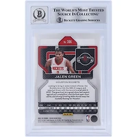 Jalen Green Houston Rockets Autographed 2021-22 Panini Prizm #306 Beckett Fanatics Witnessed Authenticated 10 Rookie Card with "Unicorn" Inscription