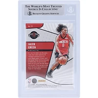 Jalen Green Houston Rockets Autographed 2021-22 Panini Revolution Rookie Revolution #19 Beckett Fanatics Witnessed Authenticated Rookie Card