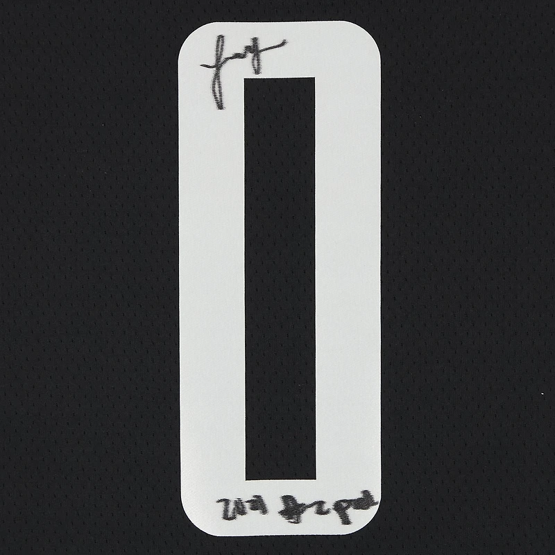 Jalen Green Houston Rockets Autographed 2021 Jordan Black Statement Edition Swingman Jersey with "2021 #2 Draft Pick" Inscription