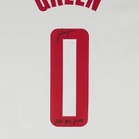 Jalen Green Houston Rockets Autographed 2021 Nike White Association Edition Swingman Jersey with "2021 #2 Draft Pick" Inscription