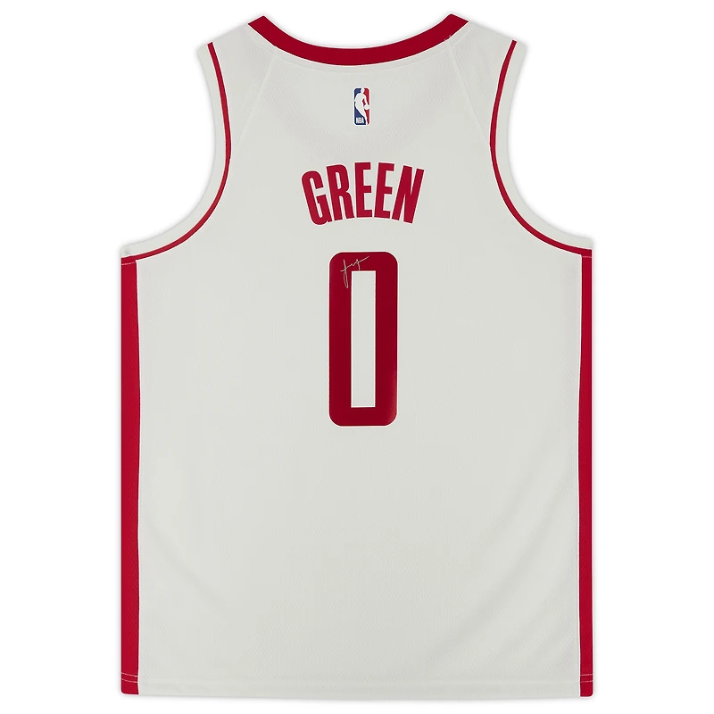 Jalen Green Houston Rockets Autographed 2021 Nike White Association Edition Swingman Jersey