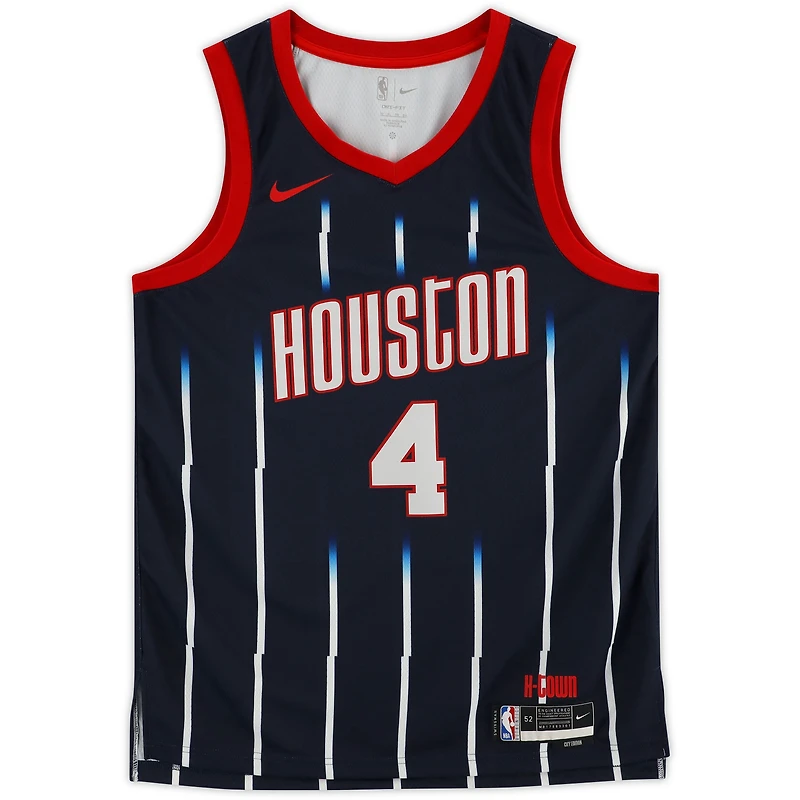 Jalen Green Houston Rockets Autographed Navy Nike 2022-23 City Edition Swingman Jersey