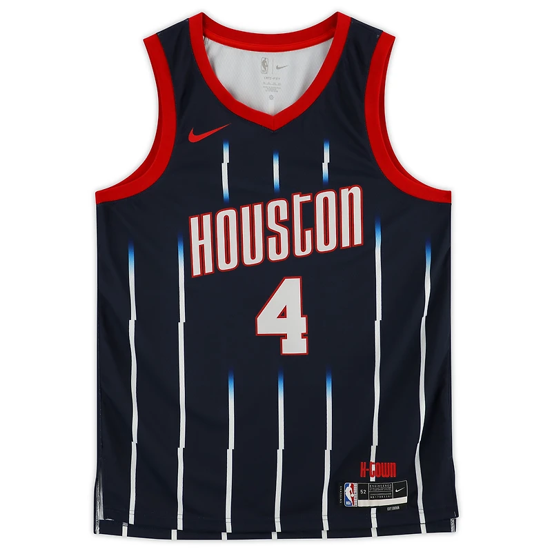 Jalen Green Houston Rockets Autographed Navy Nike 2022-23 City Edition Swingman Jersey