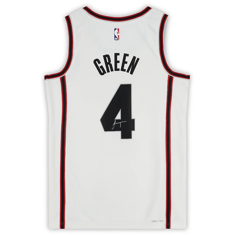 Jalen Green Houston Rockets Autographed Nike 2024-25 White City Edition Swingman Jersey 