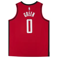 Jalen Green Houston Rockets Autographed Red Nike 2021-22 Icon Edition Swingman Jersey