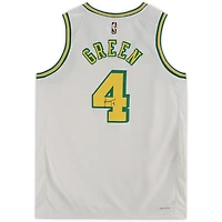 Jalen Green Houston Rockets Autographed White Nike 2022-23 Classic Edition Swingman Jersey